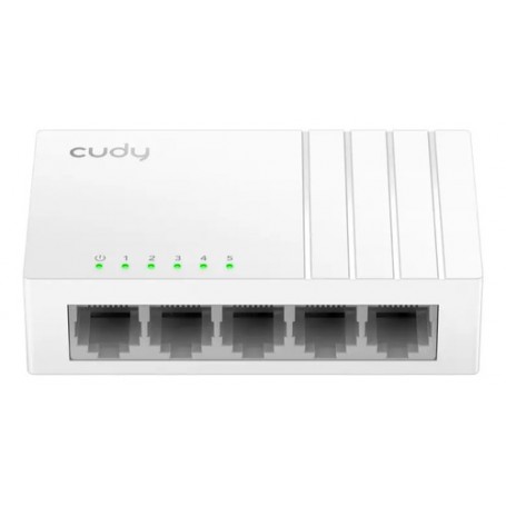 Switch De Red Cudy 5 Puertos FS105D 10/100mbps Plug And Play