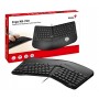 Teclado Ergonomico Curvo Genius Ergo KB-700 USB Negro Con Apoya Muñecas