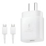 Cargador Samsung Original Carga Rapida 25w Con Cable Tipo C Blanco