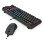 Kit Gamer Redragon S145 Teclado Kumara K552 + Mouse Inalambrico M724