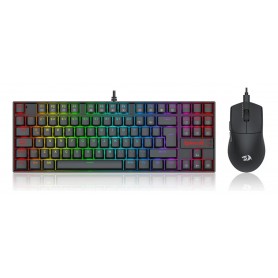Kit Gamer Redragon S145 Teclado Kumara K552 + Mouse Inalambrico M724