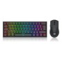 Kit Gamer Redragon S143 Teclado K617RGB + Mouse Inalambrico M724
