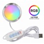 Panel Led Lampara Luz Bambu Rgb 3V 5W Usb Con Control Remoto