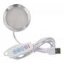 Panel Led Lampara Luz Bambu Calida Fria 3V 5W Usb Con Control Remoto
