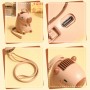 Mini Ventilador Capybara Recargable Collar Usb C