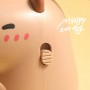 Mini Ventilador Capybara Recargable Collar Usb C