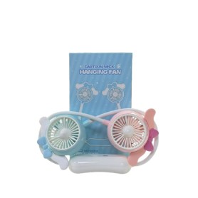 Ventilador Doble Portatil De Cuello Recargable Usb C Fq1531a