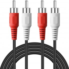 CABLE MINIPLUS 3.5MM A 2 RCA PANACOM CB-9813 1.5MTS