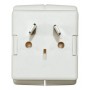 Adaptador Mosquito Ficha Doble Toma Multiple Richi