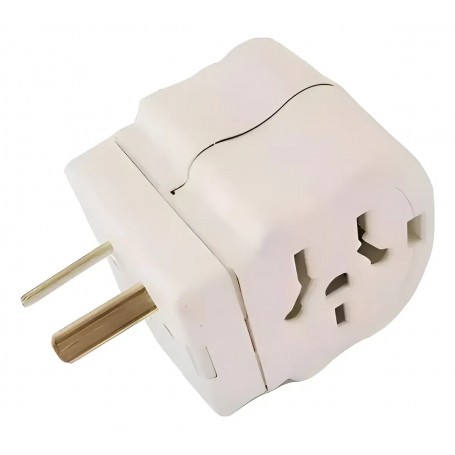 Adaptador Mosquito Ficha Doble Toma Multiple Richi
