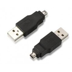 Adaptador USB Macho A Mini USB De 4 Pines