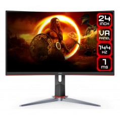 Monitor Gamer Curvo AOC 24 C24G2 VA FHD 165Hz 1ms Freesync