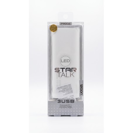 Cargador Portatil Power Bank Proda Star Talk 12000 Mah