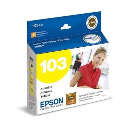 Cartucho Epson Original 103 Amarillo