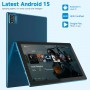 Tablet Iweggo Cp20 Pro 10.1 Pulgadas Android 15 Ram 4Gb Expandible A 18Gb 128Gb Almacenamiento Con Teclado Mouse y Lapiz Azul