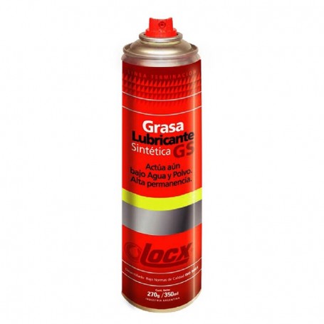 GRASA LUBRICANTE SINTETICA EN AEROSOL LOCX 270G