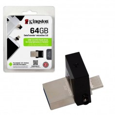 Pen Drive 64Gb Kingston Datatravel Dtduo3 Otg Micro Usb Y Usb 3.0