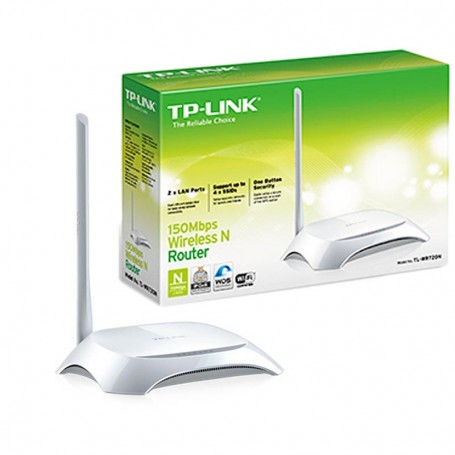 Router Tp-link Tl-Wr720N 1 Antena 2 Puertos Lan 150Mbps