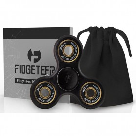 Fidget Spinner Pro Alta Gama Ultra Rapido Original Fidgeteer Ruleman Ceramica Con Estuche