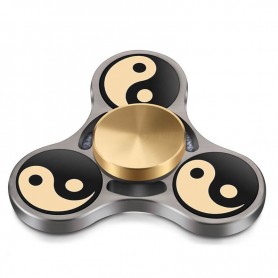 Fidget Spinner Pro Alta Gama Metal Ultra Rapido El Yin Y El Yang 3 Minutos Estuche Metalico