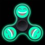 FIDGET SPINNER PRO ALTA GAMA EMOJI BRILLA EN LA OSCURIDAD CON STICKER INTERCAMBIABLES