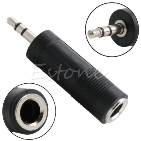 Adaptador Plug 3.5 M A Plug 6.5 H Stereo