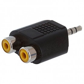 Adaptador Plug 3.5 M A Stereo A Jack 2 Rca M