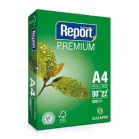 Resma A4 Report 80Gr Premium Blanco 500 Hojas