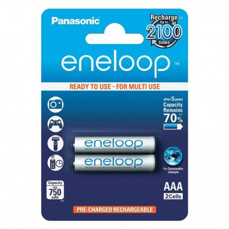 Pila Aaa Recargable Panasonic Eneloop