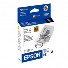Cartucho Epson Original 631 T063120 Negro C67 C87 Cx3700