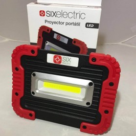 Reflector Proyector Led Portatil 10W Six Electric