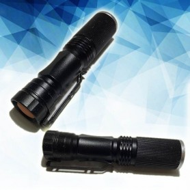 Linterna Mini Tactica Led Con Zoom 1 Pila Aaa