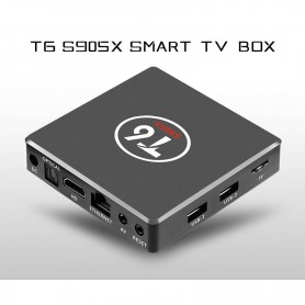 Smart Tv Box T6 S905X 4K Quad Core 2Gb Ram 16Gb Android 7.1 Netflix