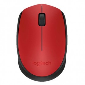 Mouse Inalambrico Logitech M170 Color Rojo