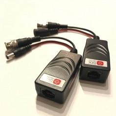 Balun Poe Pasivo Con Alimentacion Rj45 Hd Cvi Ahd Tvi Adaptador Utp Par Video Dahua Hikvision Sixelectric