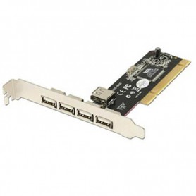 Placa Pci A 4 Puertos Usb 2.1