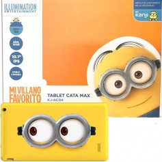 TABLET NIÑOS MINIONS 10.1" 16GB KANJI CATA MAX KJ-AC04 CON FUNDA ANTIGOLPE