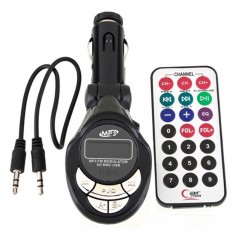 Transmisor Fm Mp-608 Para Auto Mp3 Microsd Usb Con Remoto