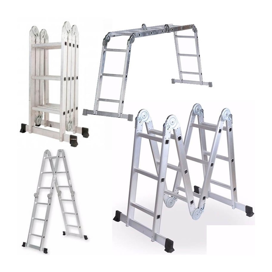 Escalera Plegable Multiproposito 12 Pelda?os 3x4 - Derplast