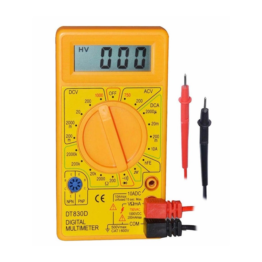 Tester Multimetro Noga Dt830D Con Buzzer