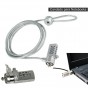 CANDADO NOTEBOOK COMBINACION CABLE ACERO REFORZADO SEGURIDAD