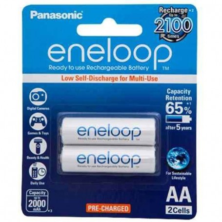 Pila Aa Recargable Panasonic Eneloop