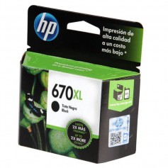 CARTUCHO HP ORIGINAL 670XL 3525 4615 4625 5525 14ML