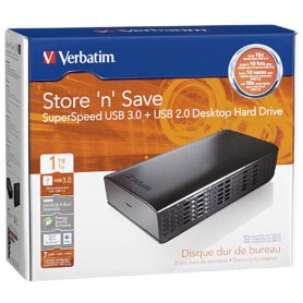 Disco Rigido Externo Usb Hd 1Tb Verbatim Store N Go Usb 3.0