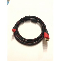 CABLE HDMI A MINI HDMI MALLADO 1.5M FICHA DORADA