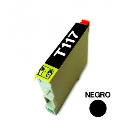 CARTUCHO EPSON ALTERNATIVO T1171 NEGRO STYLUS T23 T24 TX105 TX115