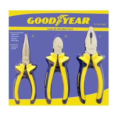 SET 3 ALICATES GOODYEAR GY-PLK-4900