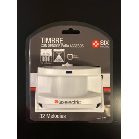 Timbre Con Sensor Para Accesos Mod 320 Sixelectric