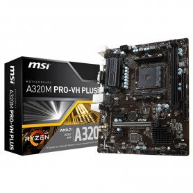 MOTHER MSI A320M PRO-VH PLUS AM4 RYZEN DDR4 HDMI USB 3.1