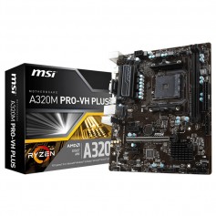 MOTHER MSI A320M PRO-VH PLUS AM4 RYZEN DDR4 HDMI USB 3.1